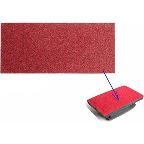 patin abrasif auto-agrippant 70x120 mm pour cale à poncer 100