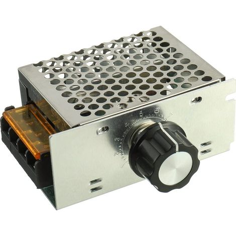 4000W Haute Puissance SCR Régulateur de Tension électronique 220V AC Moteur Régulateur de Vitesse Gradateur Thermostat (1/5)