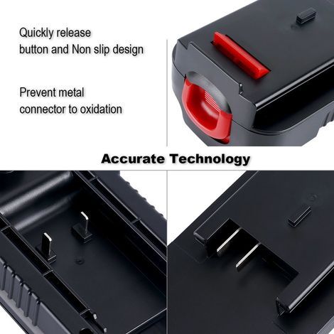 Adaptateur HPA1820 20 V MAX vers 18 V : adaptateur de remplacement pour batteries Black Decker, Stanley et Porter Cable. Convertit une batterie lithium-ion 20 V Black Decker, Stanley ou Porter Cable e (1/5)