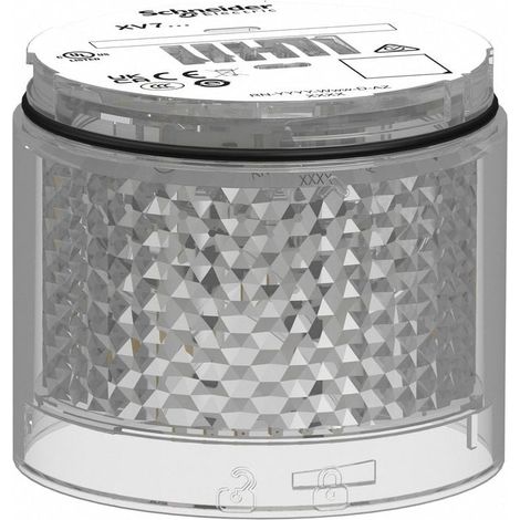 Élément lumineux blanc clignotant LED 24V AC/DC - XVB7C57