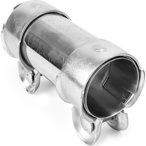 Manchon echappement, collier echappement en acier inoxydable de 55 m universel en collier de serrage echappement à la corrosion pour 55 mm/95 mm raccord (1/5)