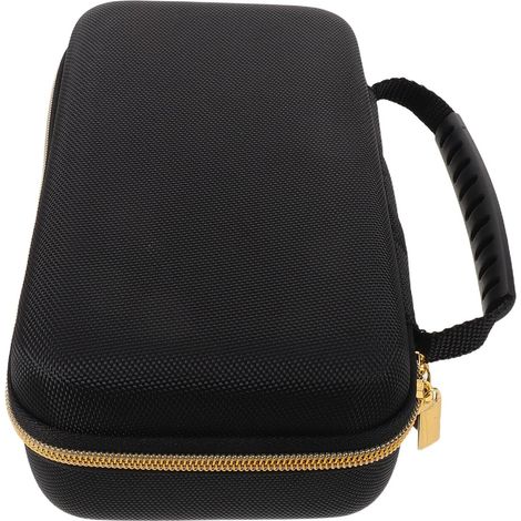 Boîte de Rangement Portable Accès Rapide Facile à Transporter Noire en Plastique pour Câbles de Charge et Gadgets Bureau Déplacements Quotidiens (1/5)