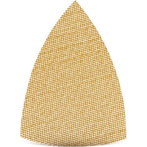 MENZER Ultranet Klett-Schleifgitter, 150 x 100 mm, f. Deltaschleifer, Weißes Edelkorund (25 Stk.) K80