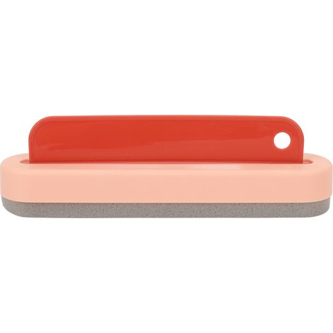 Raclette double face pour miroir et vitre - Nettoyeur de salle de bain avec grattoir mural, 2 en 1 essuie-glace pour vitres et miroirs (1/5)