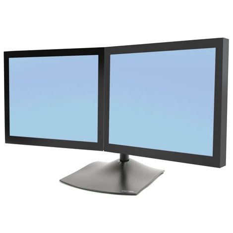 Ergotron DS Series DS100 Dual Monitor Desk Stand, Horizontal 61 cm (24") Escritorio Negro (1/4)