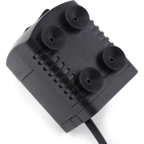 Pompe à eau submersible en plastique noir 15 W 800 L/h pour fontaine, aquarium ou bassin à poissons (1 pièce). (1/5)