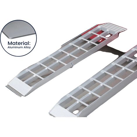 Rampe de chargement, plastique robuste, 36" L x 8" l, capacité de 1500 lbs, surface antidérapante, design léger (1/5)