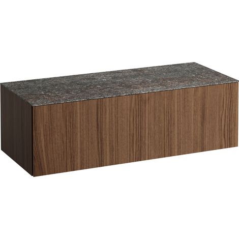 LAUFEN Il Bagno Alessi Élément à tiroirs, plateau en pierre (1/3)