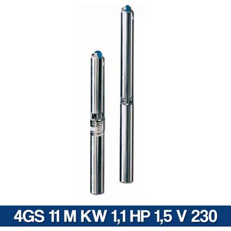 ELETTROPOMPA POMPA SOMMERSA LOWARA 4GS11M HP 1.5 V220 (15408)