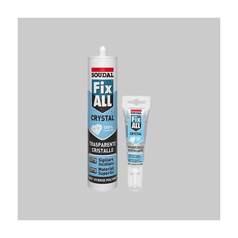 ADESIVO SIGILLANTE 'FIX ALL CRYSTAL' SOUDAL 290 ml -