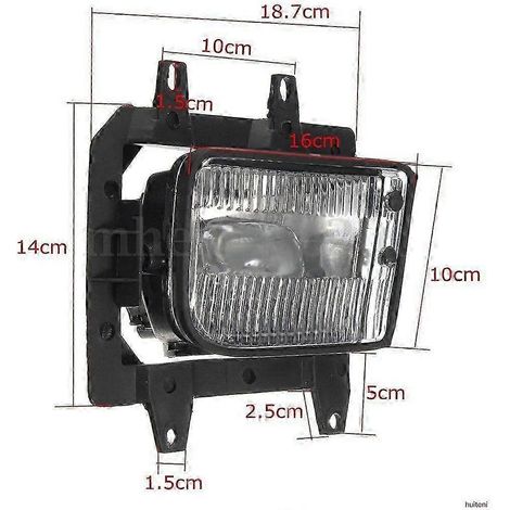 Compatible avec les feux antibrouillard à lentille claire côté gauche pour BMW Série 3 E30 (1985-1993) 63171385945 (1/5)