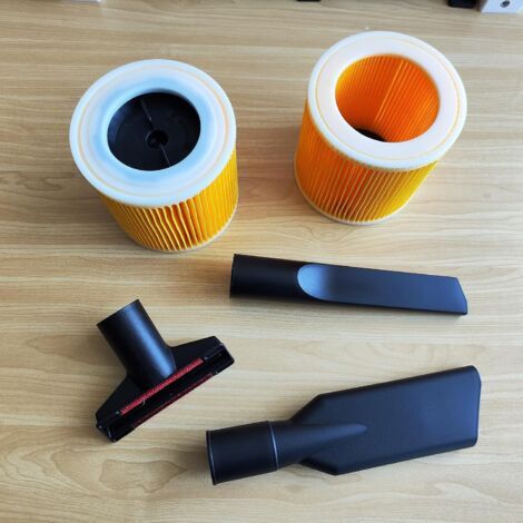 Accessori per aspirapolvere Kärcher WD3 Premium, WD2 Plus: 2 filtri + 3 spazzole e ugelli (1/4)