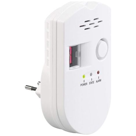 détecteur de gaz Naturel: Détecteur Multi-gaz à Prise pour gaz Naturel et GPL, 85, pour monoxyde de Carbone, gaz Naturel & GPL, 85 DB (capteur de gaz) (1/5)
