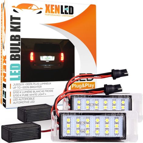 Eclairage LED plaque d'immatriculation pour OPEL Insignia Tourer & Mokka, Chevrolet, Cadillac, GMC Modules complets CANbUS (1/5)