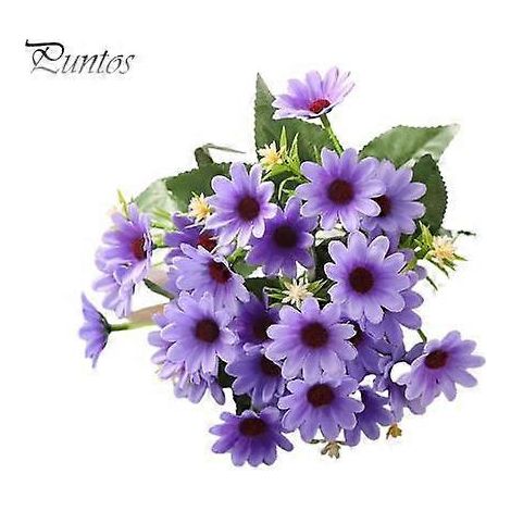 Fleur artificielle réaliste aux détails soignés, ne se fane pas, ne nécessite aucun arrosage, longue durée de vie. Accessoire photo, centre de table, décoration pour mariage et fête.violet (1/5)