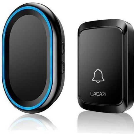Outdoor waterproof wireless doorbell – Range 300 meters – IP55 weatherproof – 58 melodies – 4 adjustable volumes (1/5)