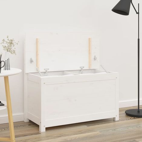 Banc/Banquette/Siège moderne , pour Cuisine, Salle à Manger, Salon Blanc 80x41x77 cm Bois de pin massif NKK23114 (1/5)