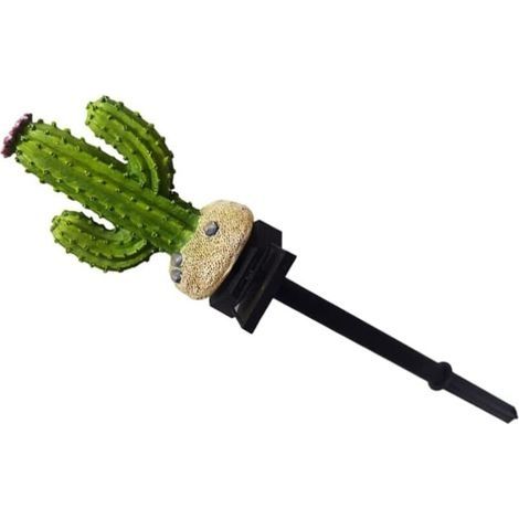 Lampes solaires de jardin en forme de cactus Éclairage extérieur décoratif pour pelouse, allée, terrasse et cour Lumière LED étanche IP65, autonomie jusqu’à 12 heures (1/5)