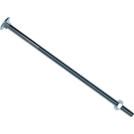 METALMATE Cup Square Hex Bolt & Nut Zp M8 x 200mm Box 10