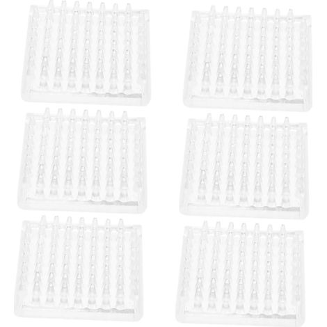 6 protections antichoc meubles - plastique - transparent (1/5)