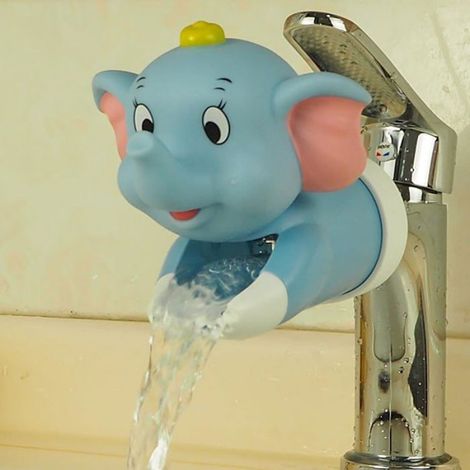 Extenseur de robinet pour enfant, cache bec de baignoire et bain, protection douche pour bébé et tout-petits (1/5)