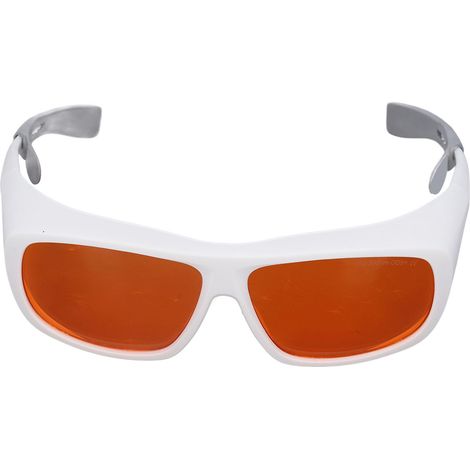 Lunettes de protection laser en plastique pour projets à fibre optique, 180-500nm, blanc (1/5)