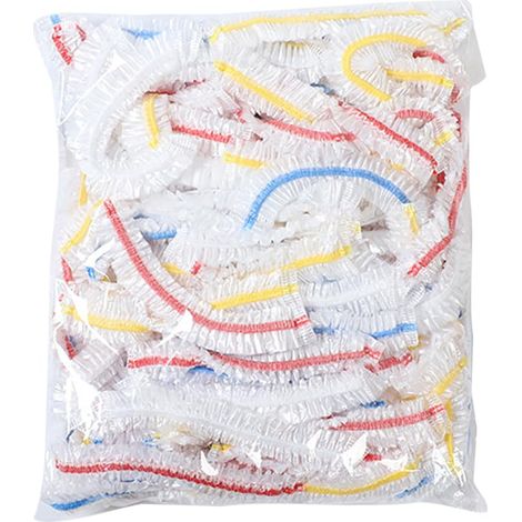 Lot de 300 couvercles alimentaires extensibles en plastique, sachets de conservation de la fraîcheur, couvercles pour pique-nique (1/3)