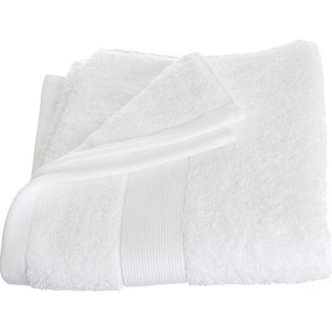 Handtuch Essentiel - 450 g/m² Baumwolle - weiß 50 × 90 cm