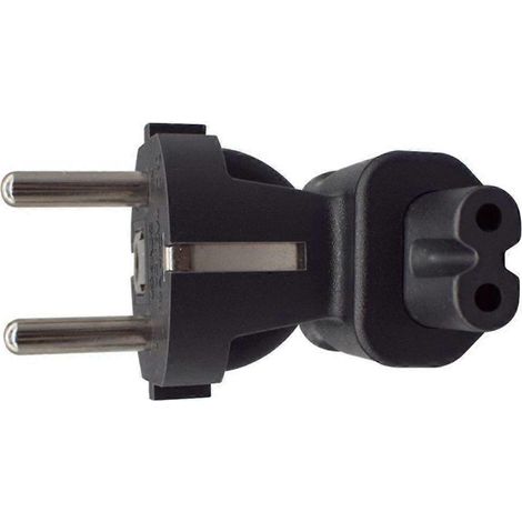 EU4,8 mm auf C7 rechtwinkligen Stromwandlerstecker, Form-8-Buchsenadapter