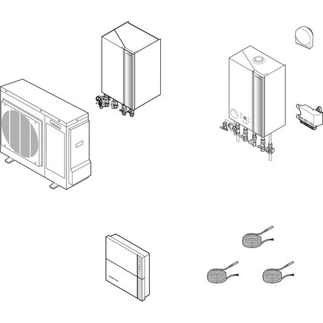 Weishaupt Paket WHyb GW15-LS8 f. WAS Sol Gasbrennwertgerät WTC15W,Wärmepumpe LS8 - 894413 von Weishaupt (1/3)