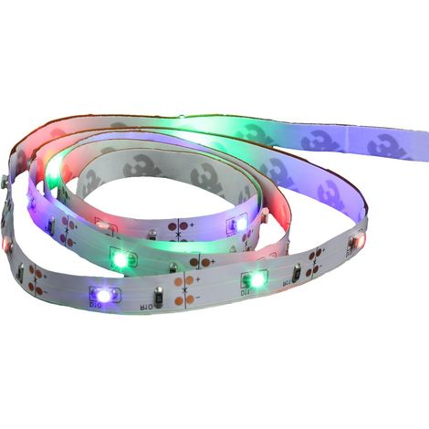 Nastro LED multicolore a batteria L130cm - Atmosphera créateur d'intérieur (1/4)