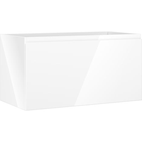 Mexen Orio armadietto da bagno sotto lavabo 90 cm, 1 cassetto, bianco lucido - 91A10-09047-1-BF00 (1/5)
