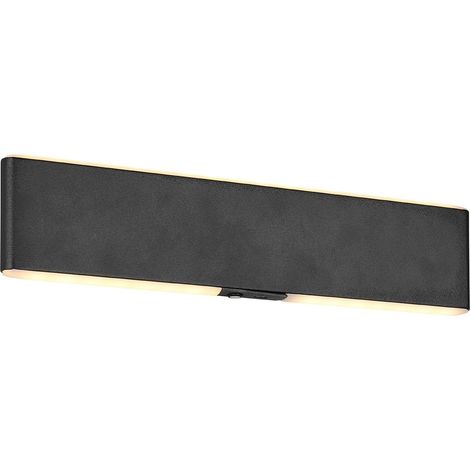 Applique murale LED sur batterie, métal noir mat, LED 3 W, port USB-C, support mural magnétique, télécommande, couleur de la lumière et luminosité réglables (1/5)