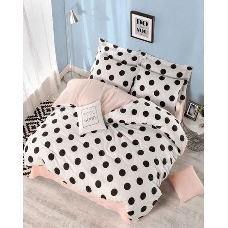 Juego de funda nórdica Blanco Cama de 200 3 Piezas (1/4)