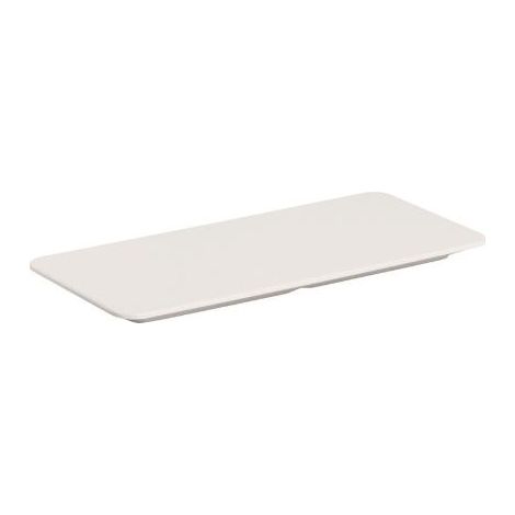 Vassoio Piatto rettangolare a Mattonella in Melamina Bianco 35,5 x 16,5 cm (1/2)