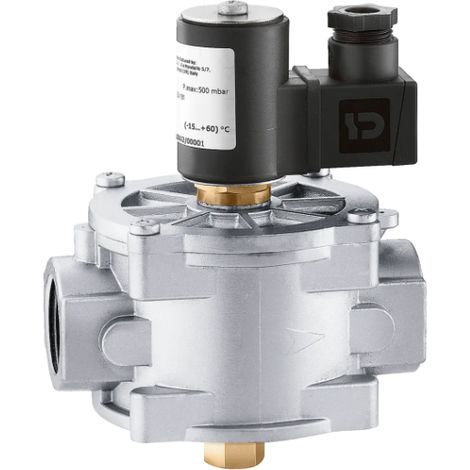 Electrovanne gaz normalement fermée à réarmement manuel, Rp 1 "F Caleffi 837206 1"F