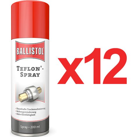 Spray Teflon Ballistol - 200 Ml En Caja De 12 Uds.