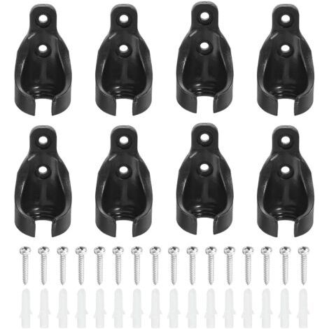 Clip De Remplacement pour Pare-Soleil 8 Pièces Sécurisé Réglable pour Stores Rideaux Accessoires De Pare-Soleil À Rouleau (1/5)