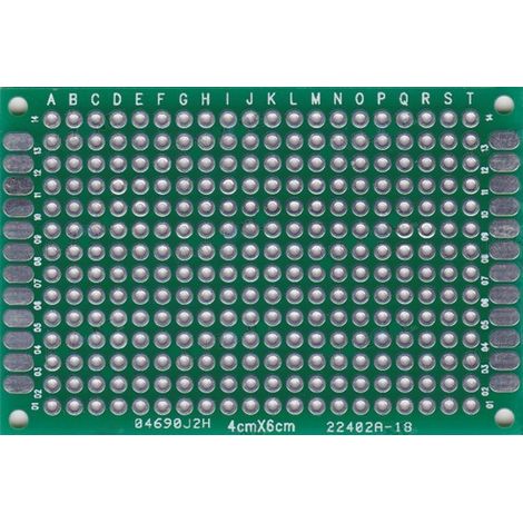 Placa universal PI23Z de 40x60 mm, doble cara.