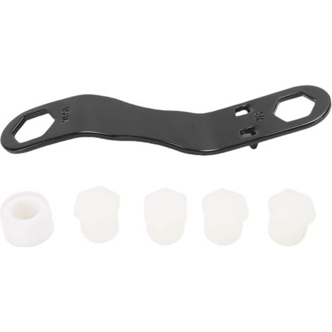 Kit de bouchon de vidange pour chauffe-eau de camping-car avec clé coudée et ruban PTFE pour bouchon de vidange de chauffe-eau de camping-car de 7/8 po et 15/16 po (1/5)