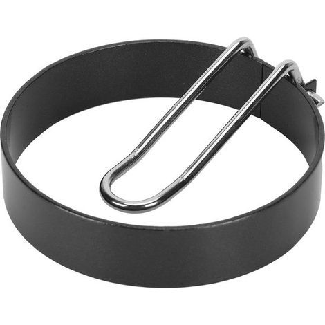 Molde anular antiadherente para freír huevos. Práctico molde redondo para huevos,negro,Acero