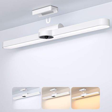 Lumière sous l'unité de 40 cm, lumière sous l'armoire rechargeable avec capteur de mouvement, lumière magnétique LED à intensité variable (1/5)
