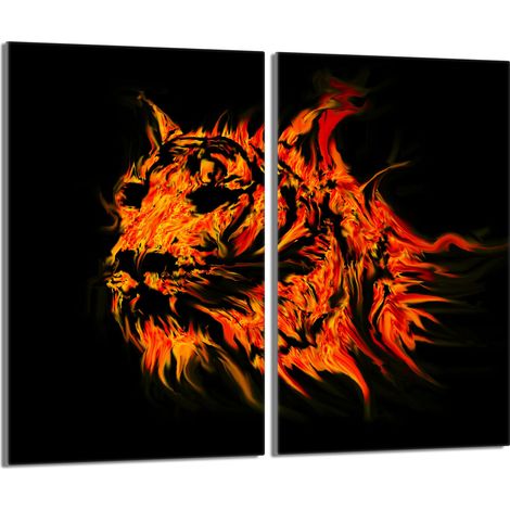 Placa protectora de vidrio para la estufa 2x30x52 Tiger (1/5)