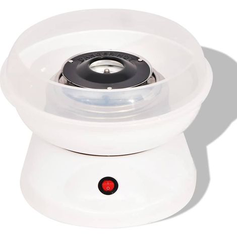 vidaXL Máquina de algodón de azúcar 480 W blanca (1/2)