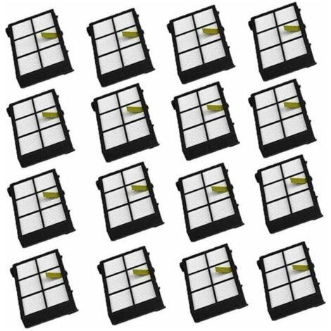 12pcs Filtres pour iRobot Roomba Series 800 900 805 860 866 870 880 980 Accessoires (1/4)