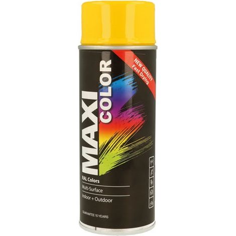 Barniz amarillo brillante 1021 spray 400 ml MOTIP