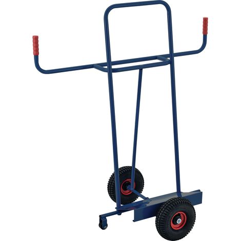 Carretilla para placas Carga 350kg H.1440mm Superficie apoyo L500xA200mm Neumáticos aire azul zafiro TW (1/3)