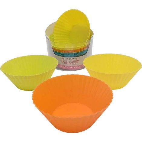 Giannini Patisserie set 12 stampi muffin silicone 7.5 cm