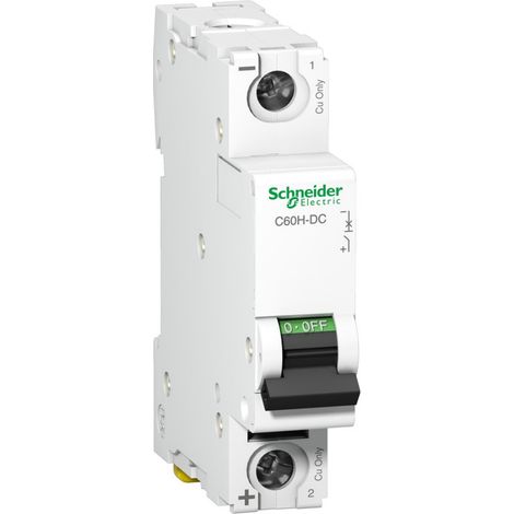 Disjoncteur C60H-DC 250Vdc 25A 1P C - A9N61513