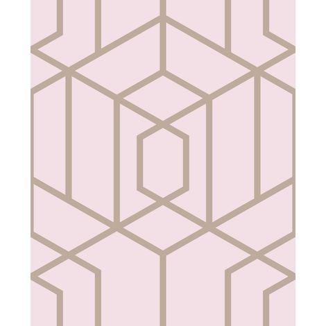 Boutique - Vliestapete - Disco Vogue Rosa  - 10m x 52cm